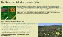 Homepage Burgenlandflora
